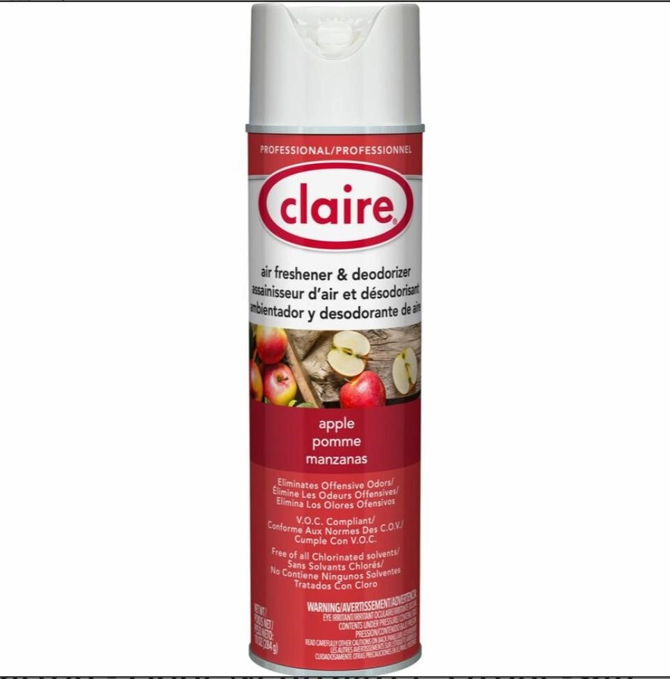 Claire Air Freshener Spray and toilet bowl cleaner