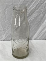 Genuine Texaco embossed quart oil bottle