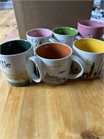 6 Starbucks Coffee Mugs