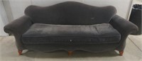 (AM) French Style Rolled Arm Upholstered Couch.