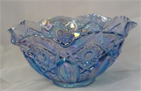 Vintage Beautiful L.E. Smith Ice Blue Serving