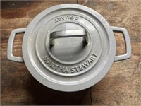 Martha Stewart 2 quart Dutch oven enameled cast