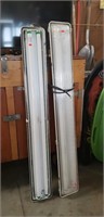 2 Fluorescent Ceiling Shop Lights (4' Length)