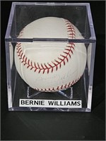 Autographed Bernie Williams Baseball