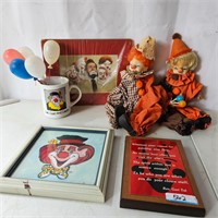 Clown Photos, Dolls, Mug, Etc