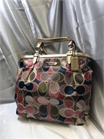 Coach Scarf Print Tote Bag