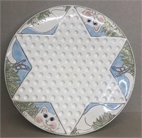 Porcelain cat checker board