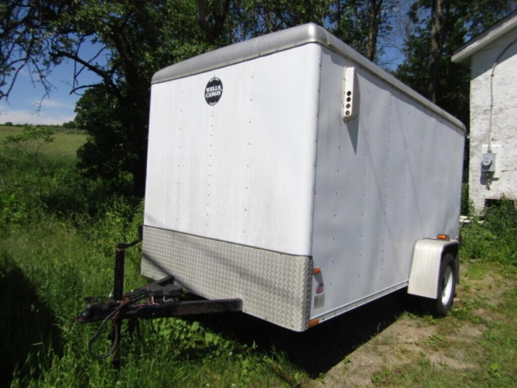 1998 12' WELLS CARGO TRAILER