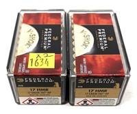 x2- Boxes of .17 HMR TNT HP Federal Premium