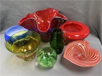 Unsigned Art Glass