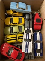 Flat of Die-Cast Cars - 1/38 Scale