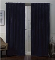 Exclusive home pinch pleat Navy blackout