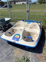 Seahawk paddle boat with canopy