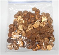 300 UNCIRCULATED WHEAT CENTS in BAG