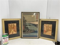 Lot of decorative framed pictures