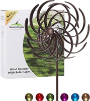 Solar Wind Spinner Willow Leaves
