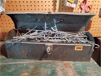 Toolbox of pegboard hooks