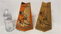 Vintage Baltimore Orioles Popcorn Megaphones - 2