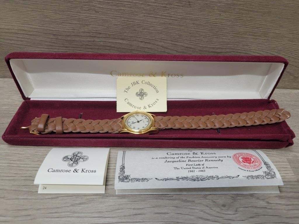 NIB Jacqueline Kennedy Camrose & Kross Watch