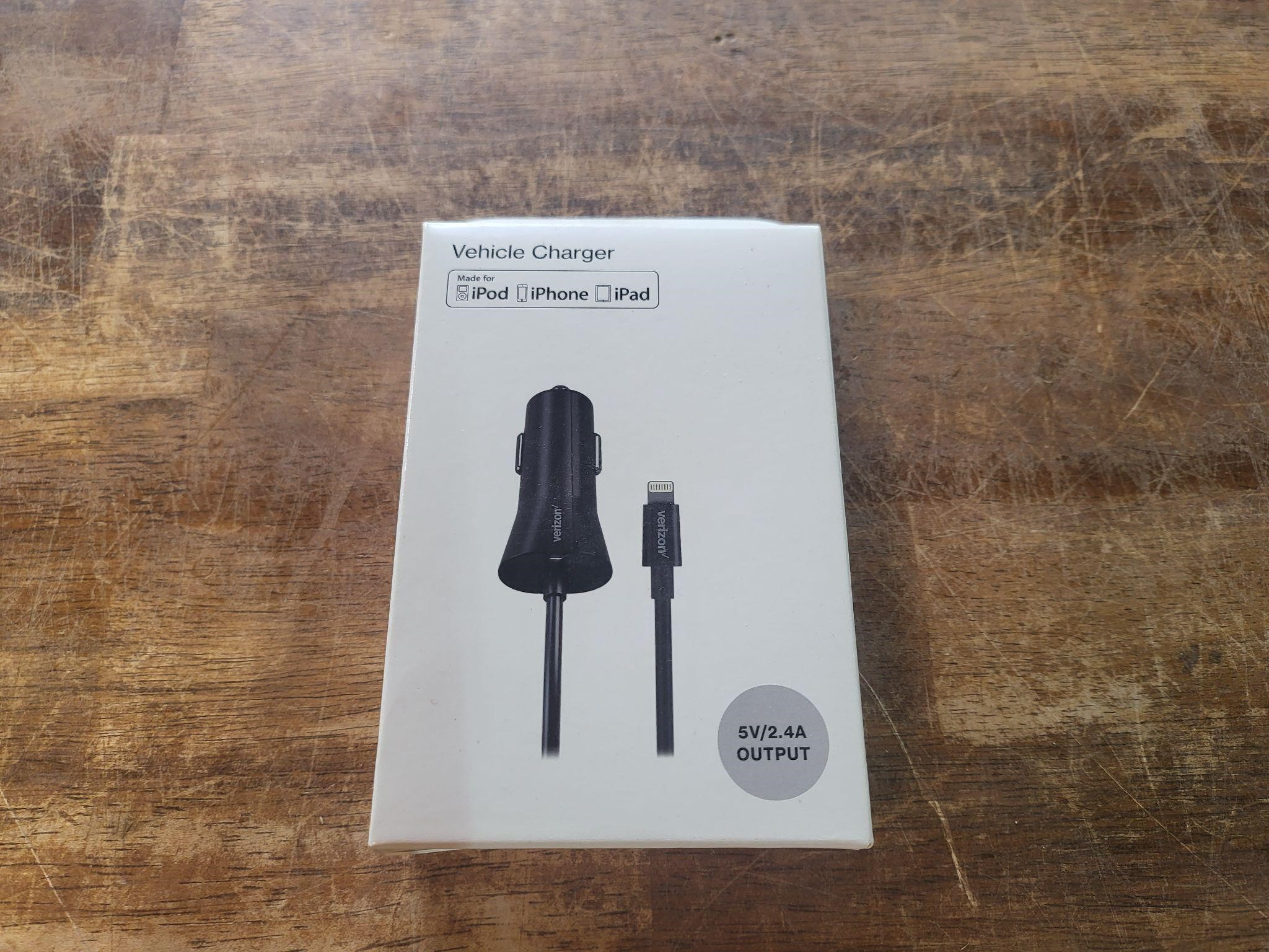 iPhone car charger sealed