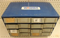 16 Draw Wagner Storge Container W/ Contents