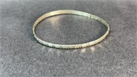 STERLING SILVER BANGLE BRACELET