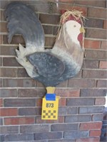 Hanging Wooden Chicken - 24" Tall