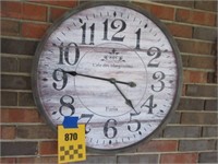 Wall Clock - Approx 24" Wide