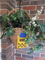 Old Basket with Flowers