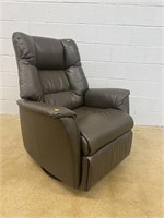 Suede Upholstered Recliner