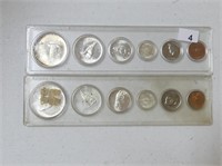 TWO 1967 CANADIAN CENTENNIAL COIN SETS