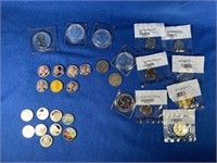 Coins and Metal Rounds