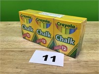 12pk Crayola Chalk lot of 6