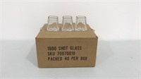 40 New “1800” Shot glasses-new in box!!