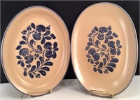 (2) Pfaltzgraff Serving Platters