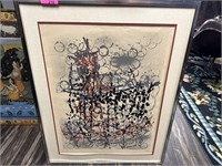SIGNED NUMBERED PRINT JEAN PAUL RIOPELLE LISTED