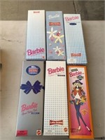 (6)Barbies (New) in box (Little Debbie)