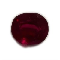 Genuine 6.82 ct Oval Cut Ruby Certified Gemstone
