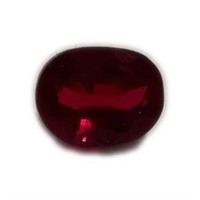Genuine 7.67 ct Oval Cut Ruby Certified Gemstone