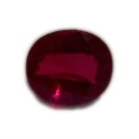 Genuine 6.32 ct Oval Cut Ruby Certified Gemstone
