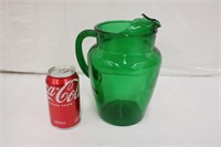 Vintage Anchor Hocking Forest Green Pitcher