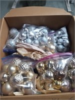Christmas ornaments.   balls primarily.