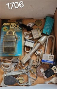 Padlocks and keys