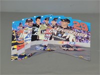 7 Pc Nascar Wall Motion Posters