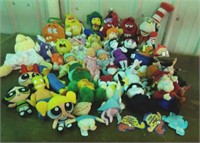Stuffed toys, M&M Guys, Cat in The Hat,