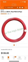 Red pex pipe