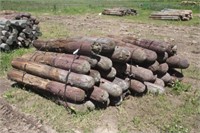 (2) Bundles of Wood Post, Approx 6Ft