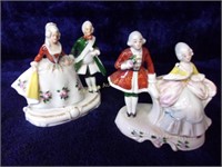 2 Petite Porcelain Courting Figurines