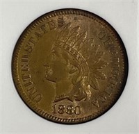 1880 Indian Head Cent UNC Small ANACS MS64 RB