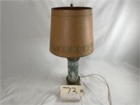 Wedgewood Style Table Lamp 19"